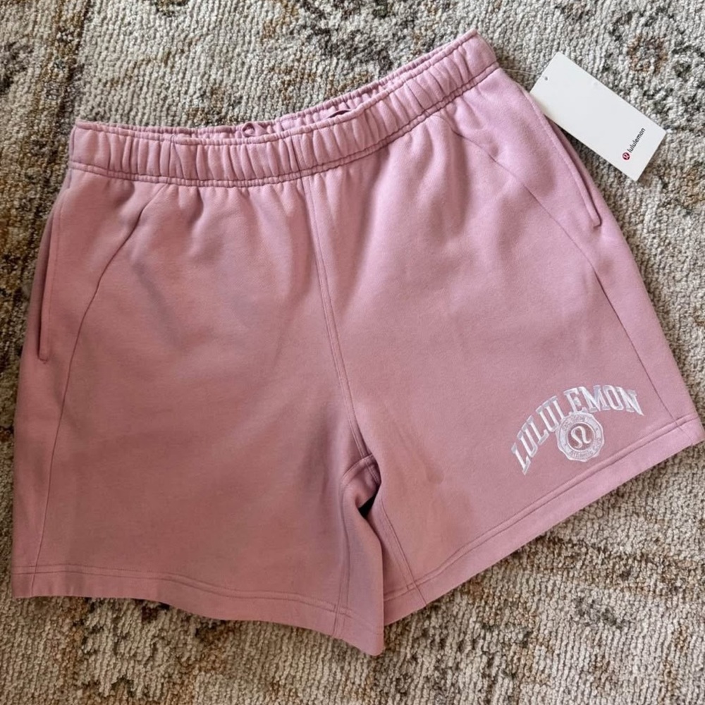 Lululemon Athletica Pink Athletic Shorts Soft Mid-Thigh